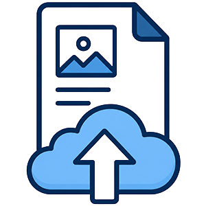 Home file upload icon no bg
