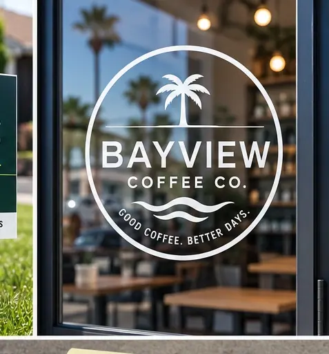 Home Storefront window decal