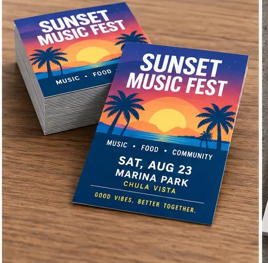 Home Flyers and marketing materials